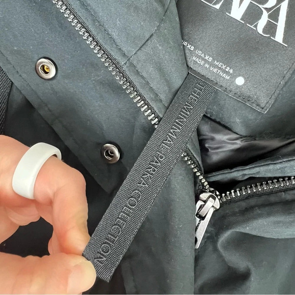 NWT Zara The Minimal Parka Limited Edition Oversized Jacket Coat Size XS - Picture 12 of 13